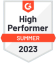 High Performer SaaS on G2 Summer 2023